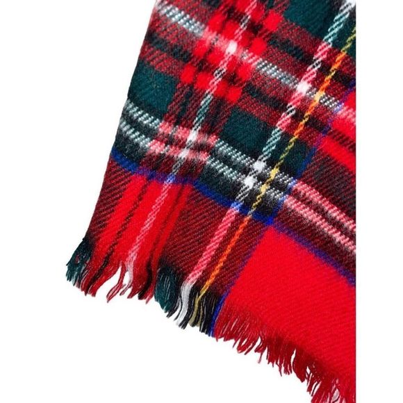 Classic Plaid Scarf by: Cashmere Look - Bid Now = Discounted Shipping - Picture 4 of 7